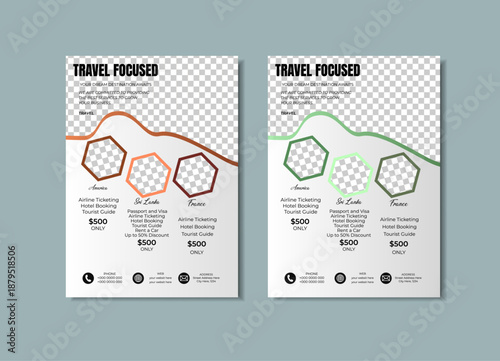 Travel flayer .Smart solution for your business. Professional and modern look.