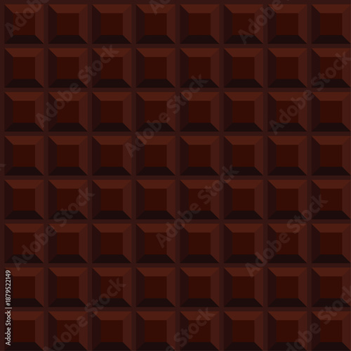 チョコレートバーのシームレスパターン