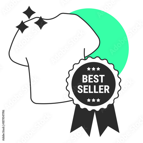 product best selling  illustration for application design and ecommerce website design needs