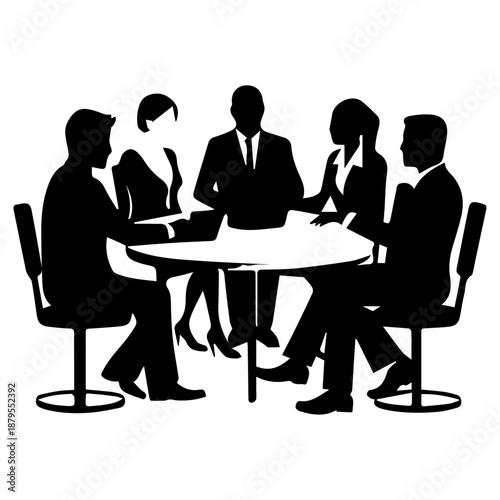 business people working together