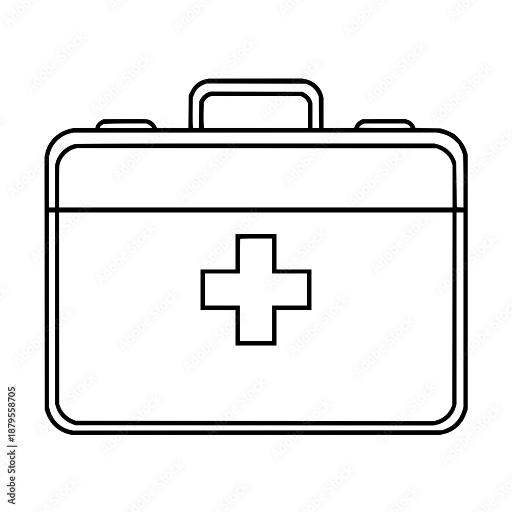 Obraz premium First Aid Kit Icon