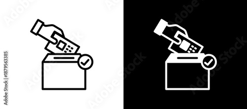 Right To Vote linemixed icon