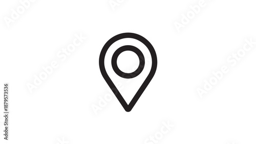 Vector Map Marker Icon For Location And Navigation Concepts