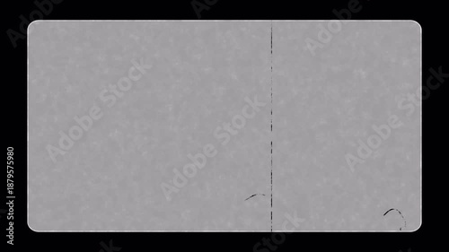 Wallpaper Mural Vintage super 8 mm film grain frame with noise and scratches. Retro Template. Opacity or screen mode usage for overlay your video. 4K Video Torontodigital.ca