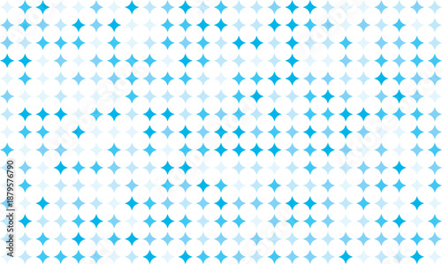 Blue Starburst Geometric Grid Background 