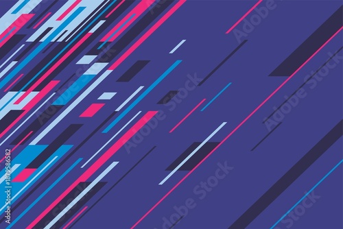 Vibrant streaks digital artwork