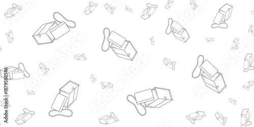 Stylized cartoon airplane illustrations with propellers in a repeating pattern background