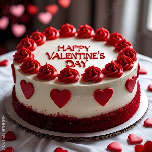 Red Velvet Valentine Cake