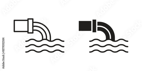 Waste water icon