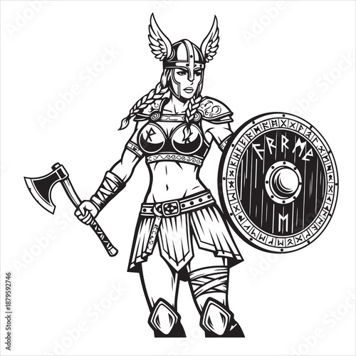 medieval knight with sword