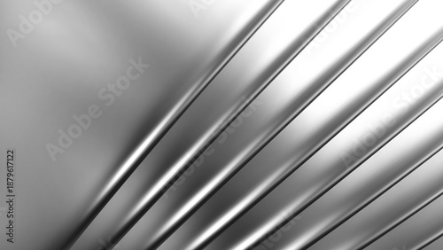 Silver metal striped patter...