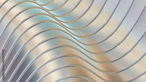 Abstract iridescent striped...