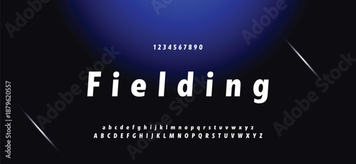 Abstract minimal future alphabet fonts. simple typography sport future creative font . vector illustrator