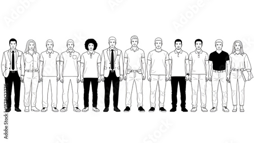 Diverse Business Professionals Group | Inclusive Corporate Workplace Concept