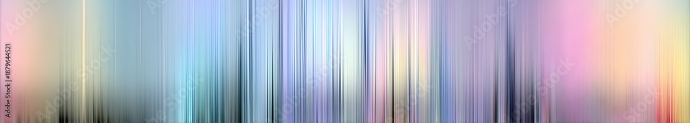 Obraz premium Vertical, blurry gradient of colors including pale blue, pink, yellow, and lavender