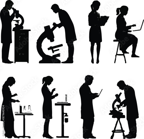 Scientists working in a lab