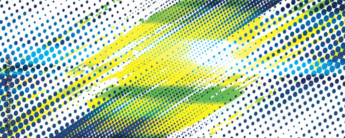 Light Green, Yellow vector pattern with rounded lines, dots. Shining colored illustration with rounded stripes, dots. The pattern can be used for websites.