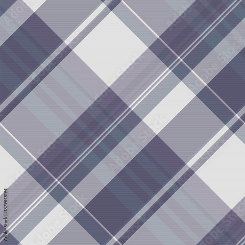 Ornamental texture plaid vector, antique background pattern fabric. Place seamless check tartan textile in pastel and gainsboro colors.