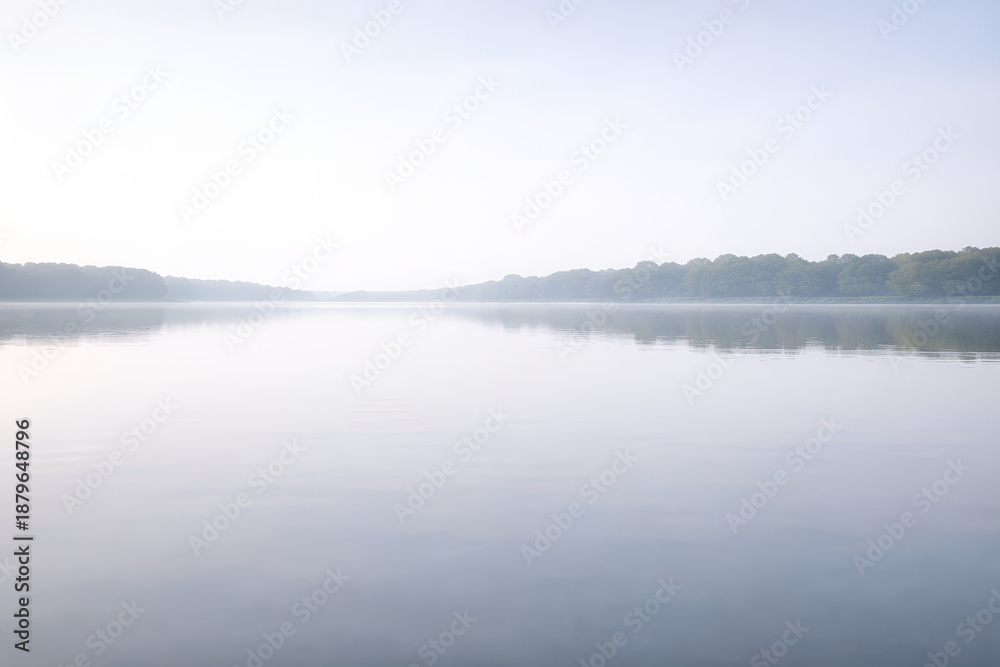 Fototapeta premium fog on the lake