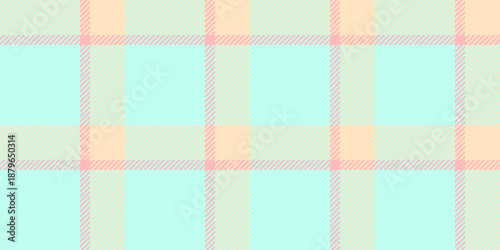 Artistic vector check plaid, 2026 textile tartan fabric. Delicate pattern background seamless texture in light and bisque colors.