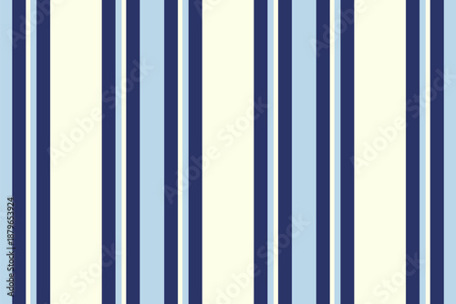 Strip textile lines fabric, fabric seamless pattern background. Mature stripe vector texture vertical in light and blue colors.