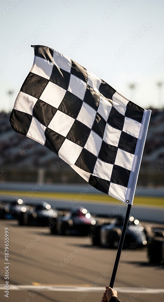 Fototapeta premium Checkered Flag Race.