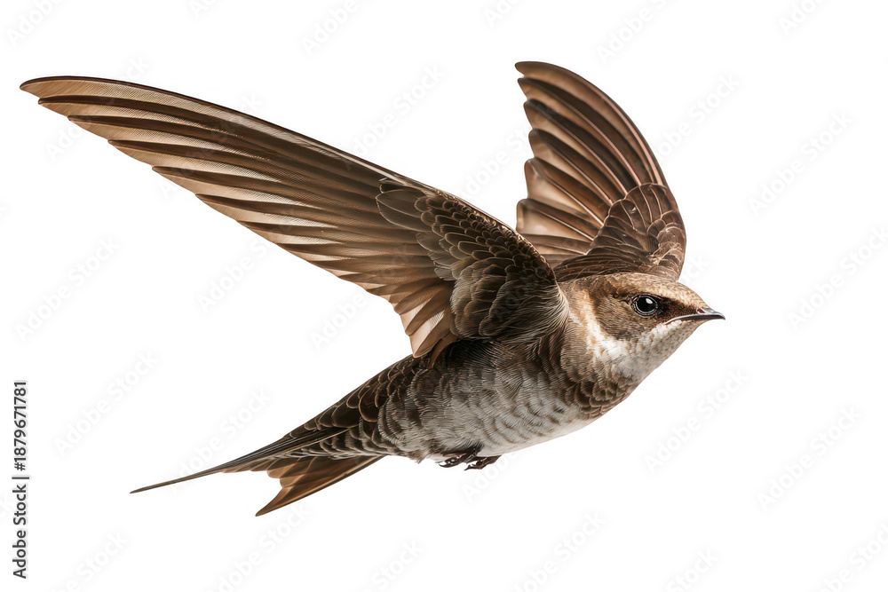 Obraz premium A bird is flying in the air