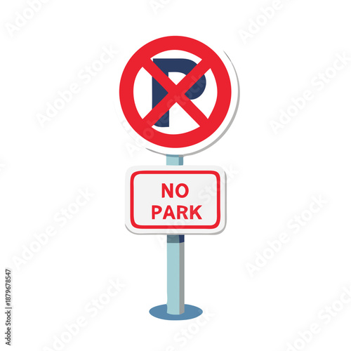 Parking Prohibited Traffic Symbol