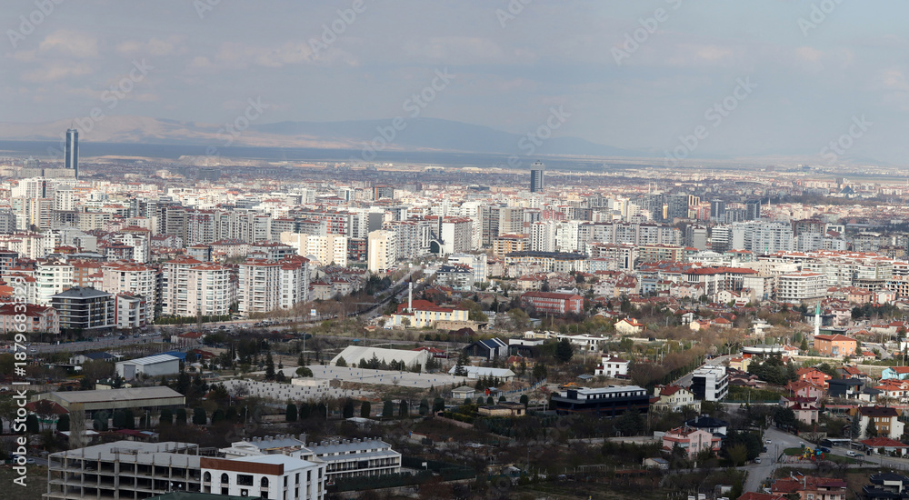 Obraz premium A view of the city of Konya, Turkey.