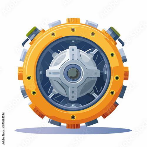 gear wheels isolated on white background