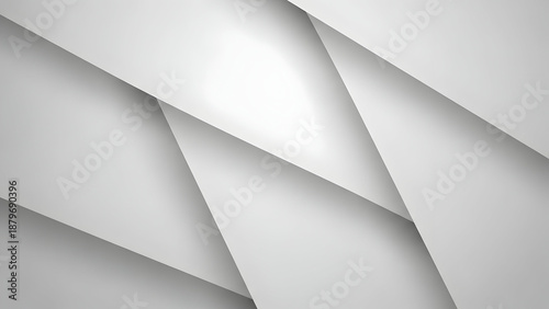 Wallpaper Mural Light gray abstract shapes with diagonal lines and shadows social media thumbnail poster banner download 2026 2027 Torontodigital.ca