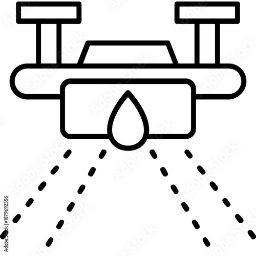 Drone Sprayer Icon