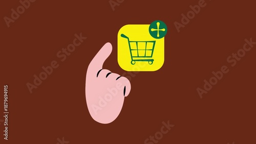 Animated Add to Cart Using Hands