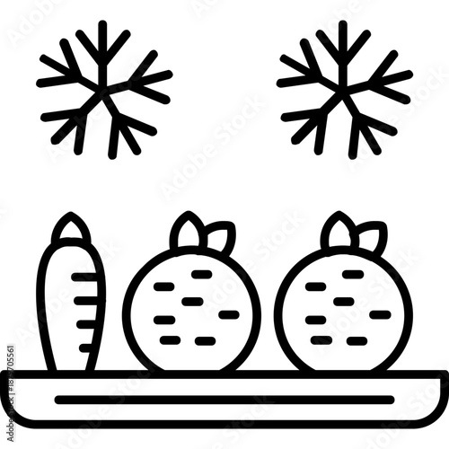 Frozen Vegetables Icon