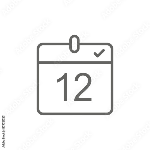 calendar Icon flat vector design