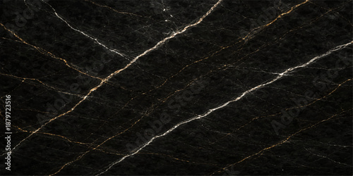 Dark grunge black leather and fabric texture material with a vintage macro surface design for a textile wallpaper background