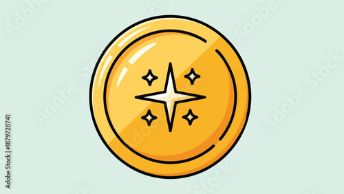 Palm Trees Illustration with Numbers Twenty.