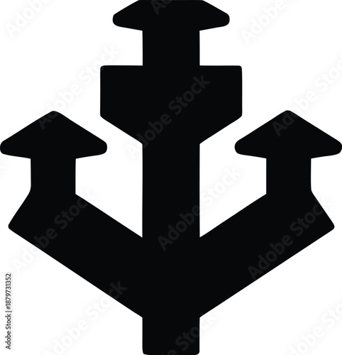 hydra silhouette vector illustration on transparent background