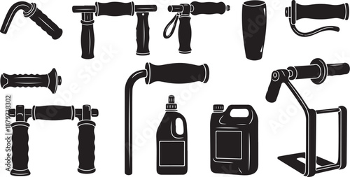 Black and white illustration of various oil pump nozzles