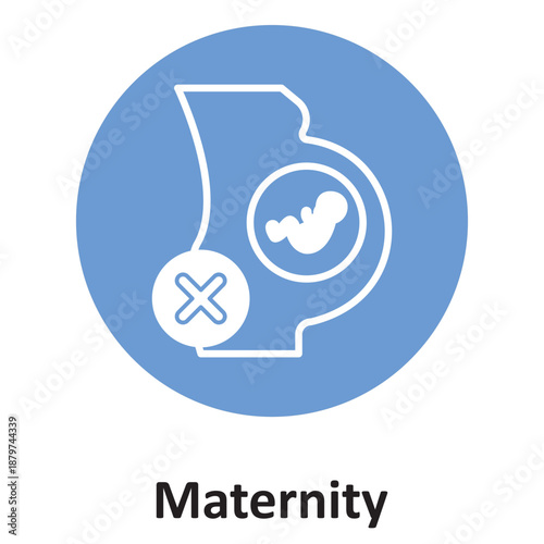 Maternity Vector Icon which can easily modify or edit