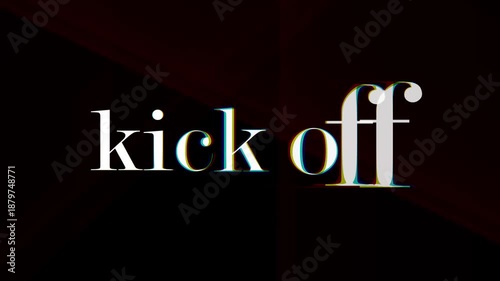 kick off sign