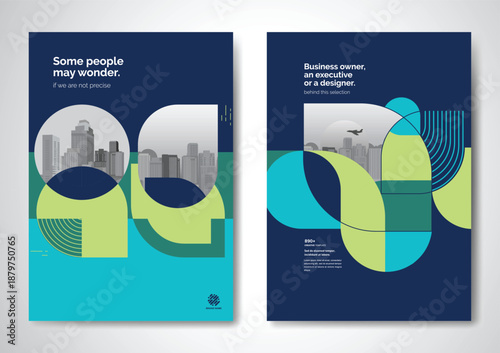 Template vector design for Brochure, AnnualReport, Magazine, Poster, Corporate Presentation, Portfolio, Flyer, infographic, layout modern size A4, Front and back, Easy to use and edit.