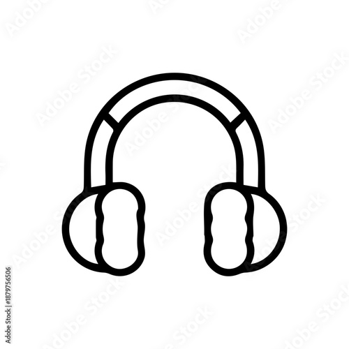 Earmuffs Line Icon