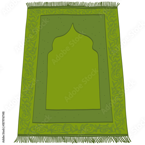 Prayer Mat Sajadah Ramadan Illustration