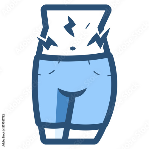 menstruation stomach cramps icon