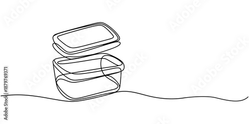 box package icon delivery line gift storage cardboard doodle continuous container. outline box package icon carton illustration warehouse cargo single parcel open post pack creative sketch product one