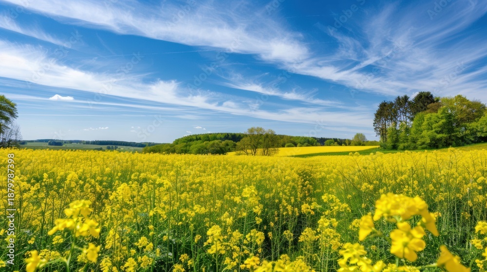 Fototapeta premium Capture the essence of spring with these stunning garden scenery pictures, featuring colorful tulips, fragrant roses, delicate cherry blossoms, and lush green lawns under warm sunlight. Ideal for home