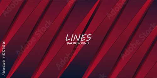 Abstract diagonal light red and blue stripe lines background. You can use for ad, poster, template, business presentation. Vector illustration