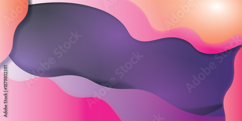 Modern abstract background design with fluid organic layers, subtle light effects, and harmonious gradient colors, creating a clean and professional visual atmosphere