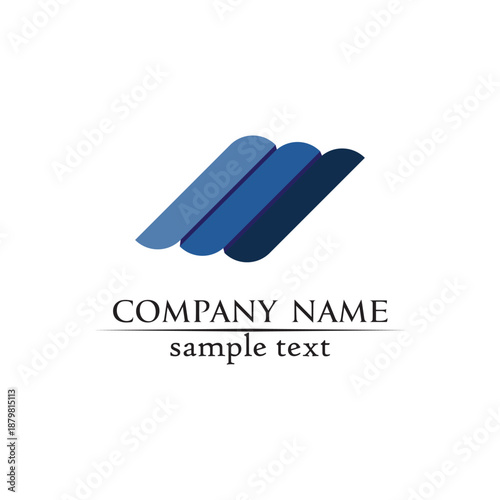 Business Finance professional logo template vector icon